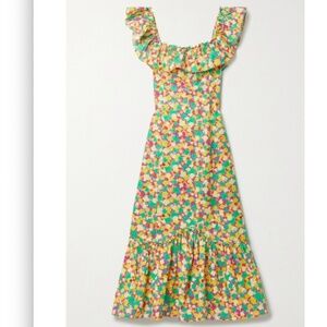 Luxury High End RIXO Brunch Beach Resort Seashell Sexy Ruffled Vacation Resort